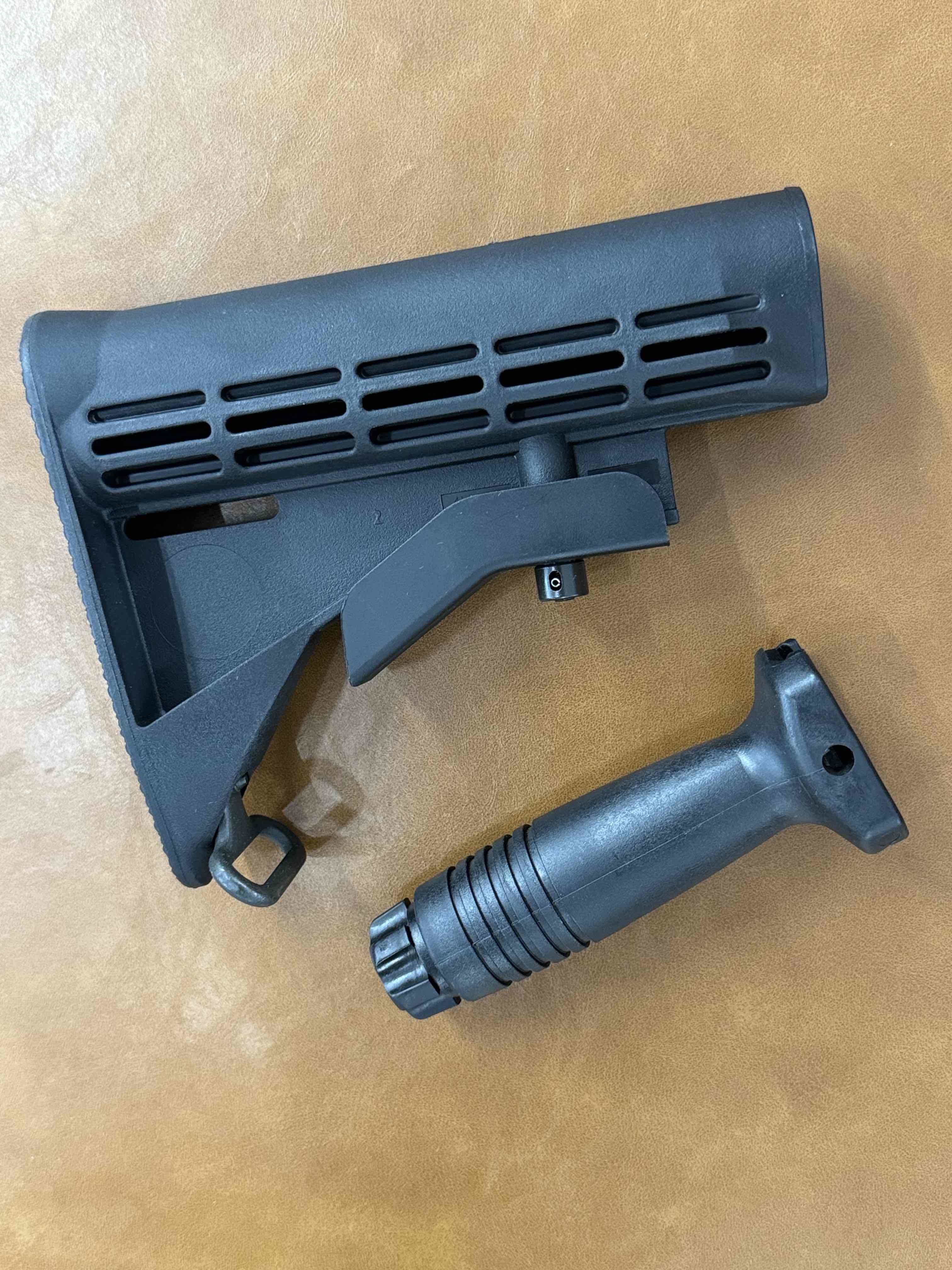 P+S Products Cage Code Stock and Vertical Grip